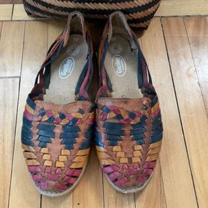 Vintage woven slip ones size 7